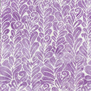 Island Batik Flower Blossom Purple Lavender Batik Fabric