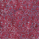 Island Batik Missing You Ink Splat Pomegranate Batik Fabric