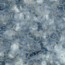 Island Batik Missing You Ink Splat Blue Marine Batik Fabric