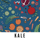 Splash Fabric Laminated Cotton Kale Fabric
