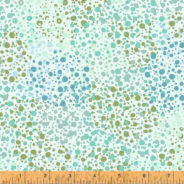 Windham Fabrics Splatter Dots Mint Wide Back Fabric