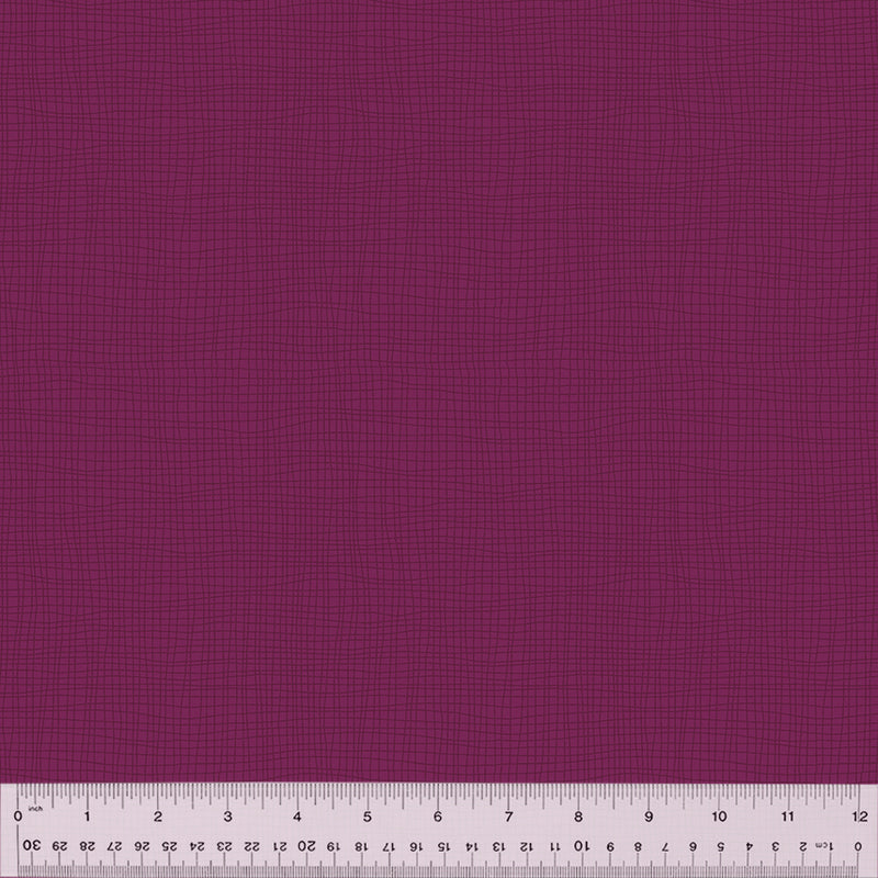 Windham Fabrics Color Club Gridlock Plum Fabric