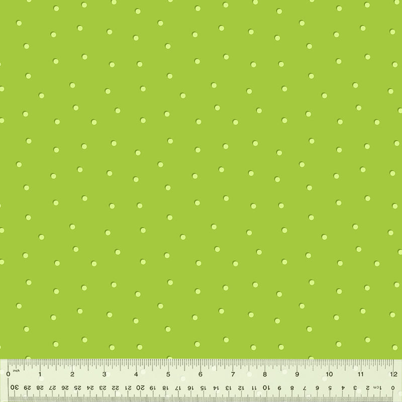 Windham Fabrics Color Club Dotted Lime Fabric