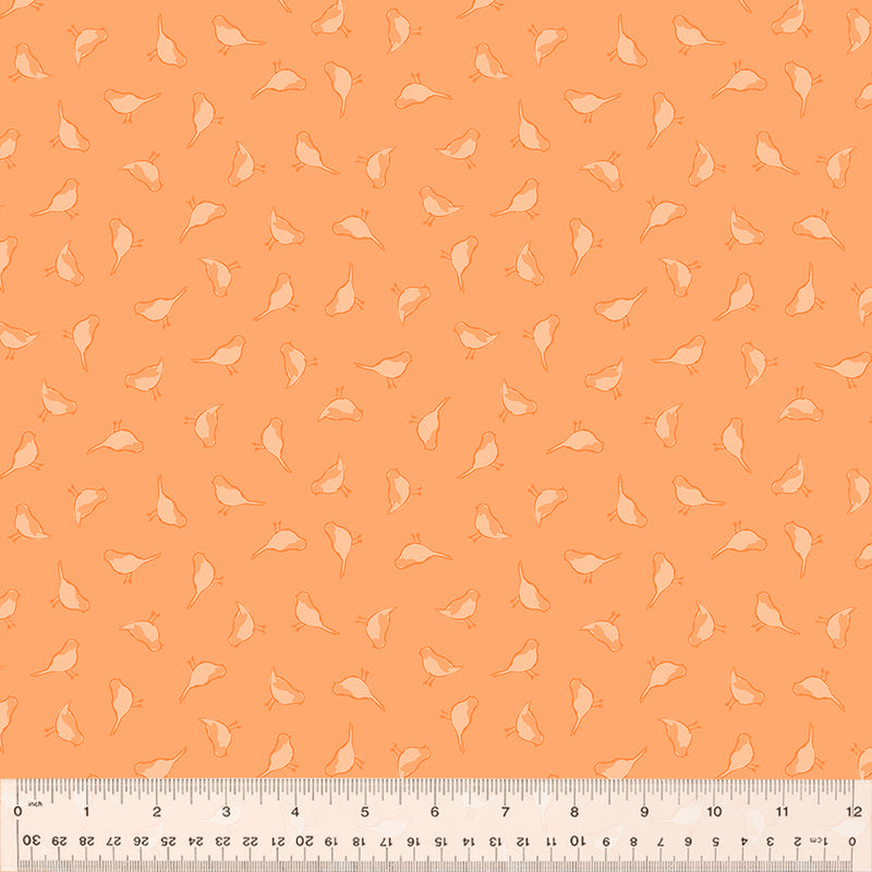 Windham Fabrics Color Club Birdies Peach Fabric