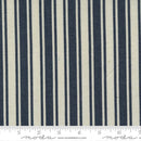 Moda Vista Wovens Stripe Indigo Fabric