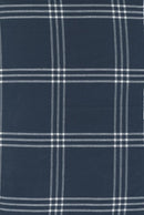 Moda Vista Toweling Check Indigo Fabric