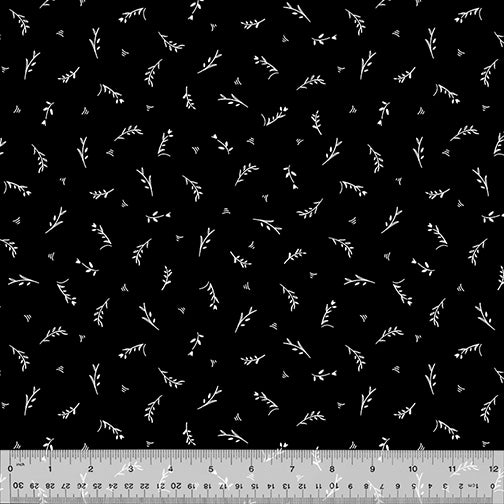 Windham Fabrics Pen And Ink Wisp Black Fabric