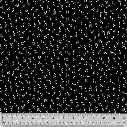 Windham Fabrics Pen And Ink Rhythm Black Fabric