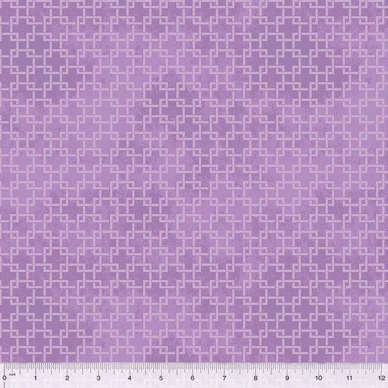 Windham Fabrics Summer Bliss Trellis Lilac Fabric