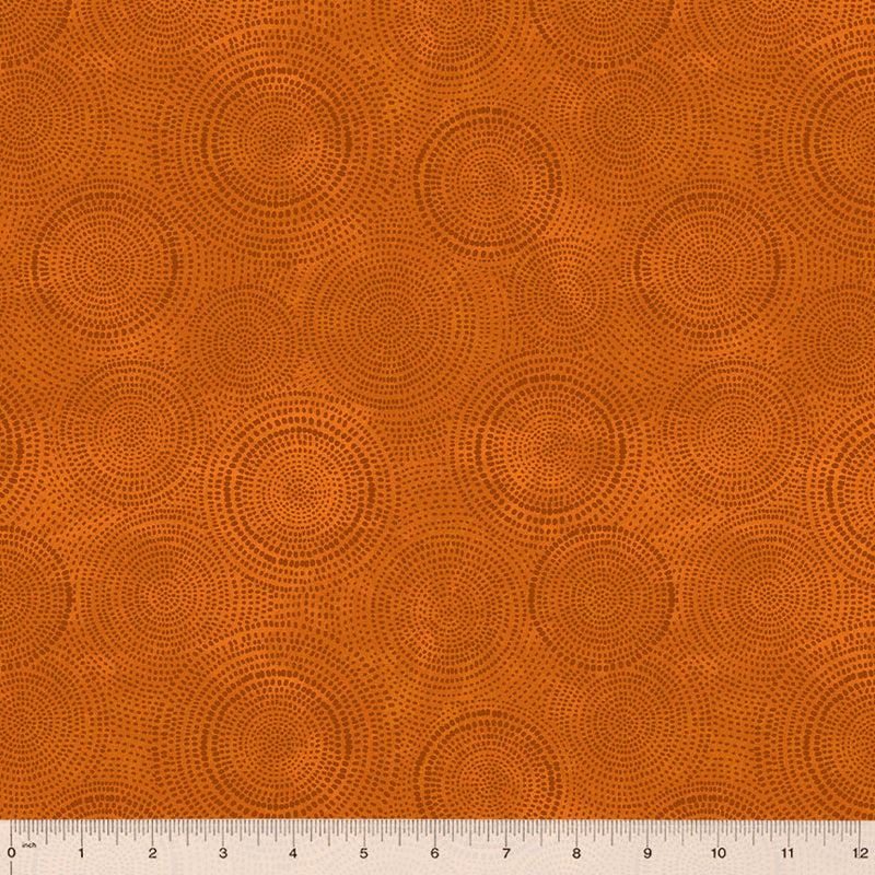 Windham Fabrics Radiance Basics 5 Pumpkin Orange Fabric