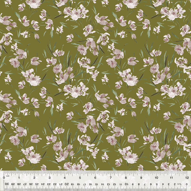 Windham Fabrics Peony Tulip Frond Fabric