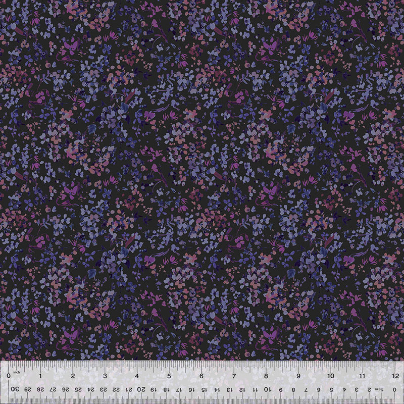 Windham Fabrics Floret Wildflower Violet Fabric