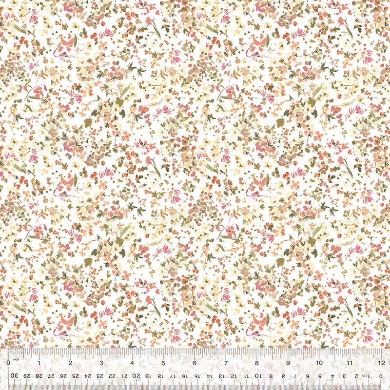 Windham Fabrics Floret Wildflower Lily Fabric