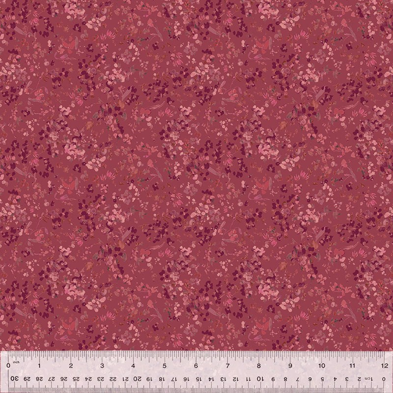 Windham Fabrics Floret Wildflower Rose Fabric