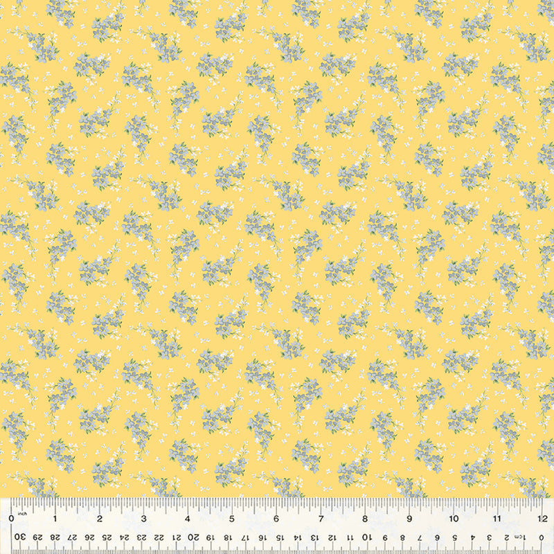 Windham Fabrics Laurel Fresh Sprigs Yellow Fabric