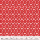 Windham Fabrics Clover & Dot Red Bee Fabric