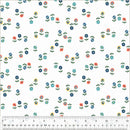 Windham Fabrics Clover & Dot White Posies Fabric