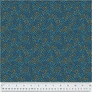 Windham Fabrics Clover & Dot Dark Blue Scattered Petals Fabric