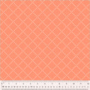 Windham Fabrics Clover & Dot Coral Bias Grid Fabric