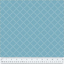 Windham Fabrics Clover & Dot Cerulean Bias Grid Fabric