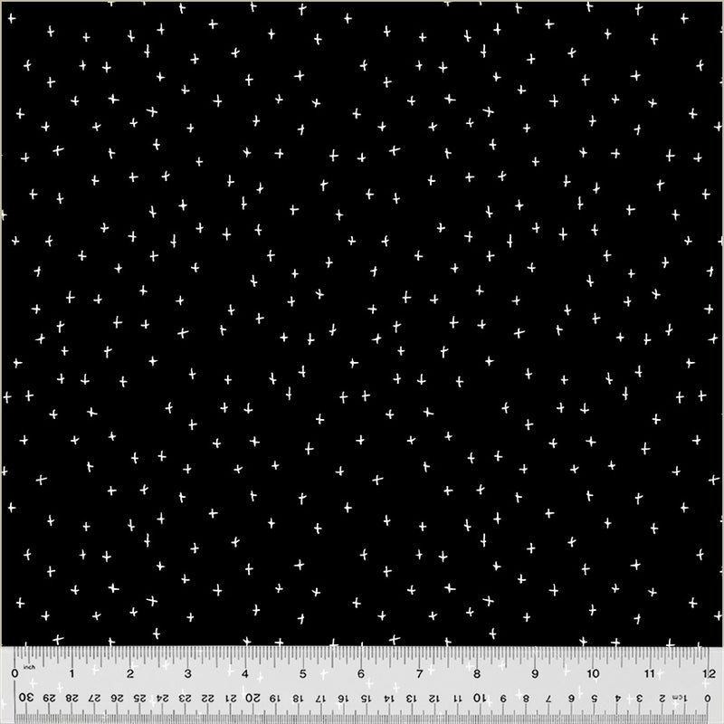 Windham Fabrics Bliss Black Shine Bright Fabric