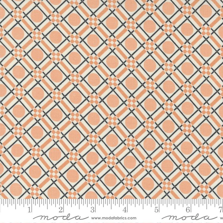 Moda Owl O Ween Party Plaid Ghost Fabric