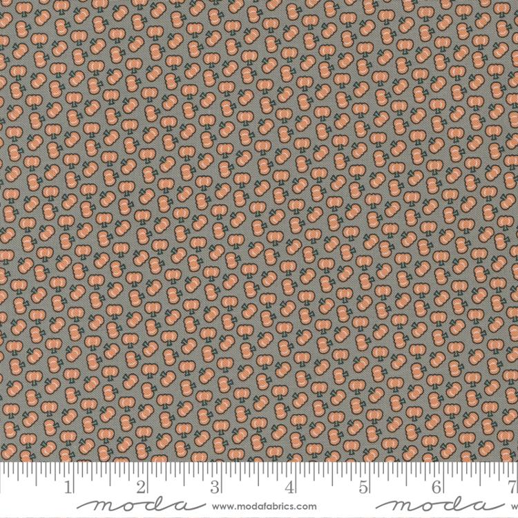 Moda Owl O Ween Pumpkin Patch Fog Fabric