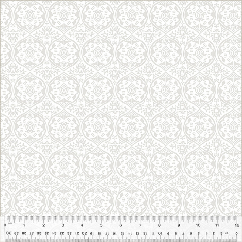 Windham Fabrics Icing Damask White On White Fabric