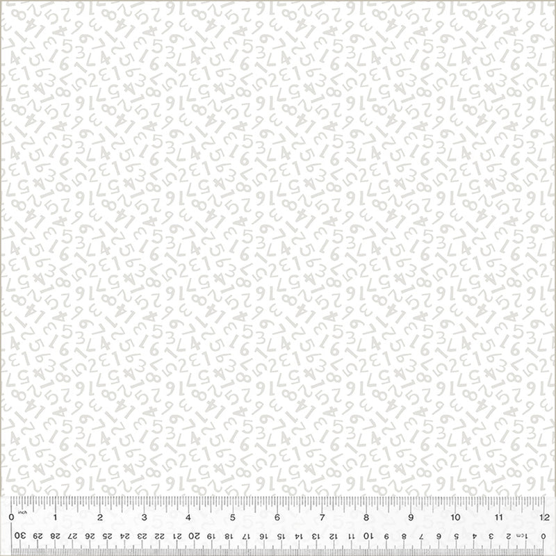 Windham Fabrics Icing Counting White On White Fabric