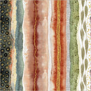 Windham Fabrics Flora & Form Strata Fire Opal Metallic Fabric