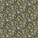 Windham Fabrics Flora & Form Dotty Phthalo Green Metallic Fabric