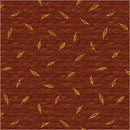Windham Fabrics Flora & Form Sprig Garnet Metallic Fabric