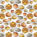 Windham Fabrics Happy Haunting Jack o Lantern Mist Fabric