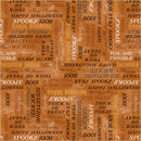 Windham Fabrics Happy Haunting Stay Spooky Pumpkin Fabric