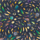 Windham Fabrics Deep Blue Shoal Of Fish Deep Blue Fabric