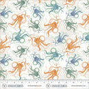 Windham Fabrics Deep Blue Octopodes Foam Fabric