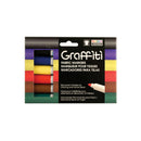Graffiti Fabric Marker Set Primary