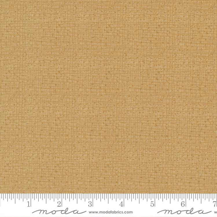 Moda Forest Frolic Thatched Caramel Fabric