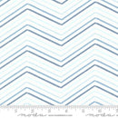 Moda Lakeside Gatherings Double Zig Zag Stripe Cloud Flannel Fabric