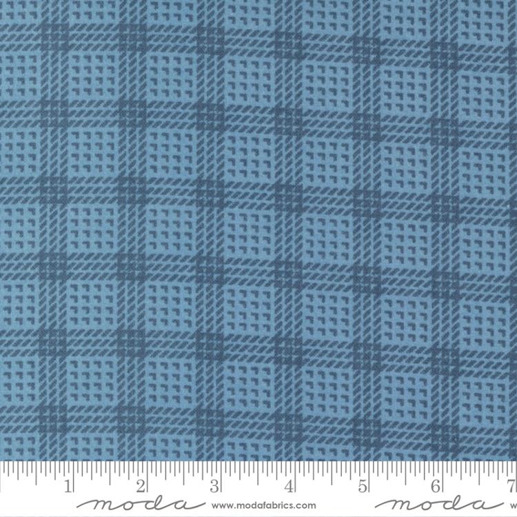 Moda Lakeside Gatherings Mini Plaid Dusk Flannel Fabric