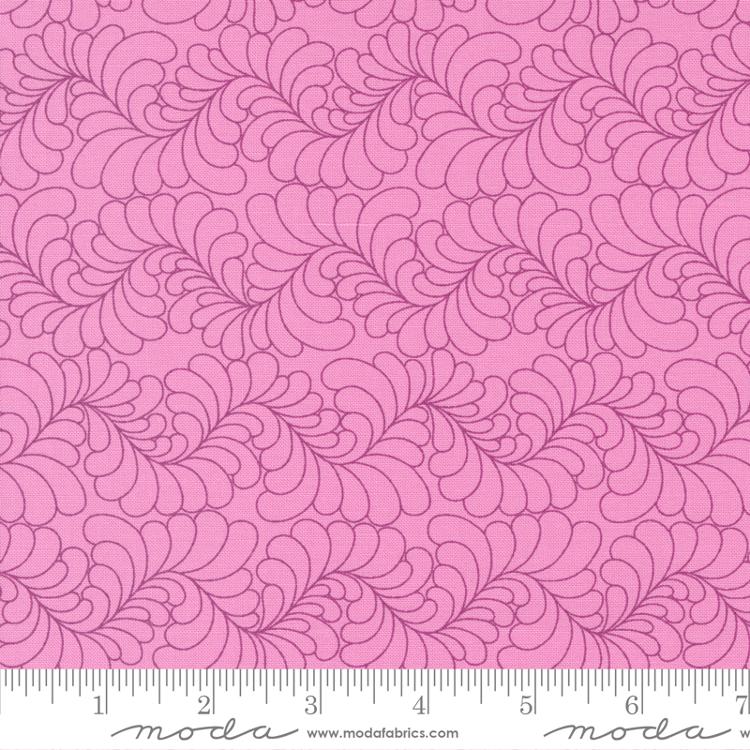 Moda Rainbow Sherbet Feathers Rum Raisin Fabric