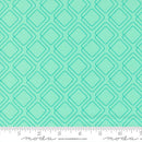 Moda Rainbow Sherbet Connected Graph Paper Green Tea Fabric