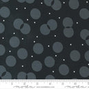 Moda Sweet And Plenty Juggle Dots Black Licorice Fabric