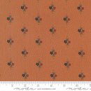 Moda Fluttering Leaves Daisy Duo Bittersweet Fabric