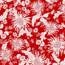 Studio E Bloom Red Wide Back Fabric