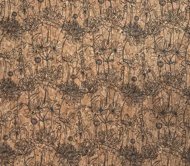 Bellagio Cork Fabric Sketch