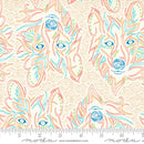 Moda Land Of Enchantment Lobo Wolf Marshmallow White Fabric