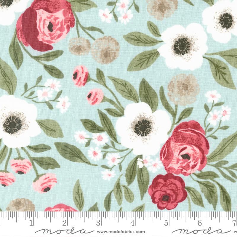 Moda Lovestruck Gardensweet Florals Blush Fabric