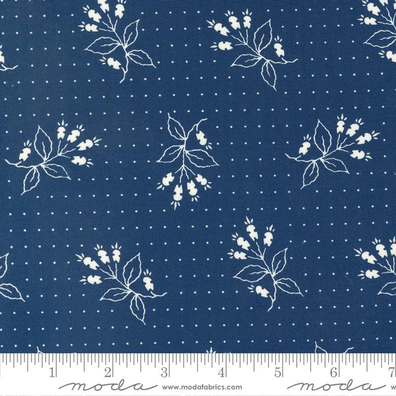 Moda American Gatherings II Liberty Florals Loyal Blue Fabric