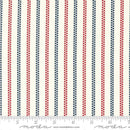 Moda American Gatherings II Dot Stripes Dove Fabric